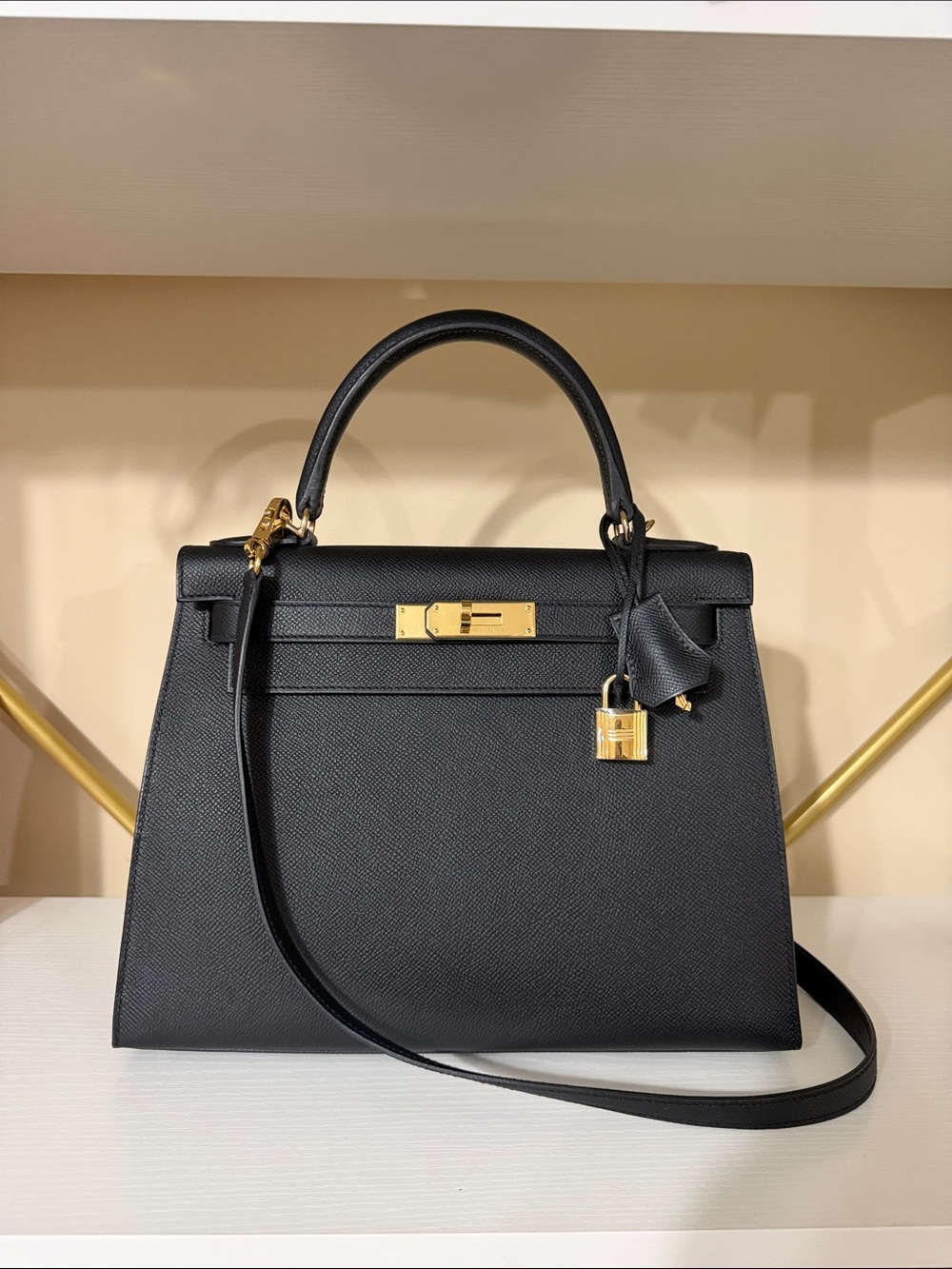 Hermes Kelly 28 Epsom Sellier